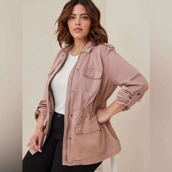 Torrid - Twill Clean Anorak Jacket - 6X - Picture 1 of 8